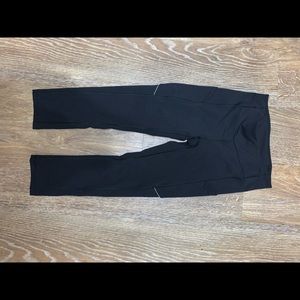 Black lululemon running tights